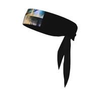 Unique Customized Headbands for Women & Men - Sweat Wicking Running Stylish Sweatbands- Hair Control Head Tie,Perfect for Sports and Workouts Magical Forest, Outer Planetary Landscape