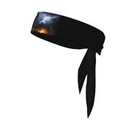 Unique Customized Headbands for Women & Men - Sweat Wicking Running Stylish Sweatbands- Hair Control Head Tie,Perfect for Sports and Workouts A night of lightning and thunder