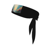 Unique Customized Headbands for Women & Men - Sweat Wicking Running Stylish Sweatbands- Hair Control Head Tie,Perfect for Sports and Workouts A lively little river