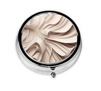 Unique Customized Pill Organizer - 7 Day AM PM Travel Pill Box with Full Print Design - Iron Plating Mini Medicine Organizer Dynamic Wrinkles