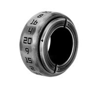 Unique D20 Dice Ring Spinning Top Jewelry - Zinc Alloy RPG Gaming Accessory with Rotating Dice D20, Geek Gift for Tabletop Gamers (Silvery)