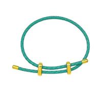 Unique design buckle leather decoration for those who accept love for personality and natural style. Metal clasp leather wristband