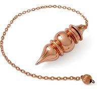 Unique Design Copper Metal Cone Point Openable Pendulum. Healing Reiki Pendulum for Divination and Dowsing.