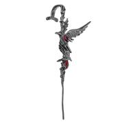 Unique Designs Crow Shaped Ear Jewelry Fashion Accessory For Those Who Embracing Dark And Sweet Cool Aesthetic Music Festival Accessory