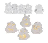 Unique Designs Eggs Flexible Silicone Materials for Epoxy Resin Jewelry Plate Holder Home Storage Craft Handmade Jar
