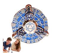 Unique Dice, Dice Coin,Unique Polyhedral Cool Dice | Spinner Roulette, Retro Sprocket, Zinc Alloy Role Playing Dice, Fidget Toys for Board Games