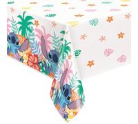 Unique Disney Lilo and Stitch Short Fold Rectangular Plastic Tablecover - (54" x 84") 1 Piece - Perfect for Birthdays and Themed Celebrations