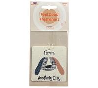 Unique Dog Design Air Freshener - Car and Home - Feel Good Message - Novelty Birthday Gift for Him/Her - Made in UK (1)