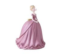 Unique Dress Form Tissue Box Cover with Large Capacity for Standard 180 Sheet Rolls and Curved Edges Tissue Organizers Elegant Resin Dispenser