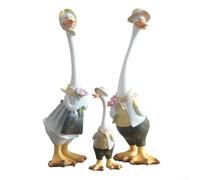 Unique Duck Resin Ornaments Add a Touch of Whimsy to Your Garden or Courtyard (D)