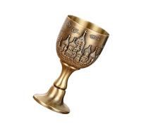Unique Engrave Castles Shot Cup 25ml Goblet Wine Drinking Cup for SpiritsAnd Cocktails Home Club Antique Essential Drink Glass