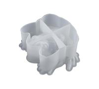 Unique Epoxy Resin Art Creating Molds Beautiful Gypsum Frog Figurines Crafting Mold Home Decors Making Silicone Beautiful Gypsum Frog Figurines Crafting