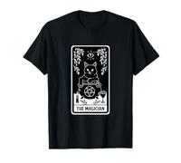 Unique Esoteric Feline Mystical Magician Cat Tarot Card T-Shirt