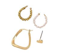 Unique exaggerated ear cuff is not pierced earrings, fashionable ear clip suitable for different styles simple ear jewelry