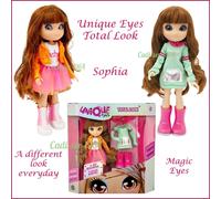 Unique Eyes Sophia Doll Total Look with Magic Eyes & 2 outfits Fashion Doll NEW