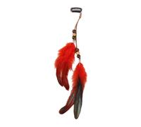 Unique feather tassel wig long headband, suitable for casual and party looks for women who embrace the bohemian atmosphere