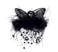 Unique Feathered Shaped Large Hair Claw Clip Ponytail Claw Feathered Hair Catch Barrettes Hair Adornment Hair Ornaments
