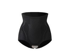 Unique Fibre Restoration Shaper Comfortable and Breathable Fabric Tummy Control Underwear Women Fibre Restoration High Waist Shapewear Shapewear for Women, black, XL