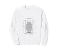 Unique Fingerprint Blueprint | Not No 1 But The Only One Sweatshirt