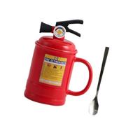 Unique Fire Extinguishers Shape Mug Unique Ceramic Cup for Coffee Lover
