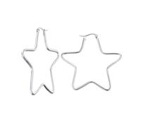 Unique Five Point Star Earrings Stylish Gold Or Steel Star Earrings For Music Festivals And Gatherings