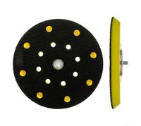 Unique Flocking Material Creates a Reliable Connection on this 6 Inch, 17 Hole Sanding Disc