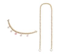Unique Flower Strawberry Heart Designs Bag Accessory Chain Decoration Adds A Touch of Romance to Your Handbag