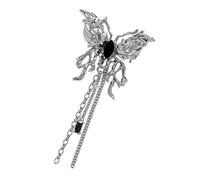 Unique Flowing Fringe Butterfly Pin Stylish Metal Brooch For Dresses Coats Scarves Decoration Fashion Lovers Lightweight Women's Brooch