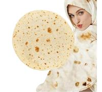 Unique Food Blanket, Double Sided Burrito Tortilla Blanket, Flannel Pepperoni Pizza Blanket, Donut Cookie Throw Blanket, Food Creation Wrap Blanket, Taco Blanket, Novelty Food Blanket for Adults Kids
