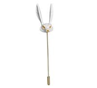 Unique Foxes Themed Ceramic Pin Unique Brooch Accessory Ideal for Adding a Touch of Art to Any Ensembles Minimalist Pendant