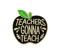 Unique Fruit Pin for Teacher Appreciation Zinc Alloy Brooch Lightweight Thank You Teacher Pin Teachers Gifts Fruit Badge Education Themed Brooch