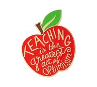 Unique Fruit Pin for Teacher Appreciation Zinc Alloy Brooch Lightweight Thank You Teacher Pin Teachers Gifts Fruit Badge Gifts