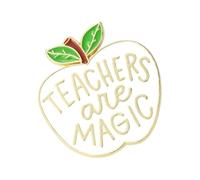 Unique Fruit Pin for Teacher Appreciation Zinc Alloy Brooch Lightweight Thank You Teacher Pin Teachers Gifts Fruit Badge Gifts