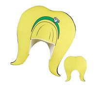 Unique Fun Hat | Funny Yellow Puffy Soft Bouffant Headpiece - Original Costume Accessory for the Head Area | For Celebrations, Concerts, Stage and Photo Box
