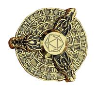 Unique Game Dice, Metal Dice - Polyhedral Dragon Dice Kit | Spinner Roulette, Retro Sprocket, Zinc Alloy Role Playing Dice, Fidget Toys for Board Games