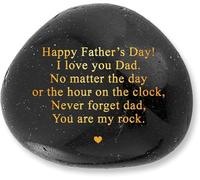 Unique Gifts for Fathers Day - Engraved for Dad from Son - Heart-Warming You are My Rock from Daughter - Gifts for Men and Dad Who Have Everything