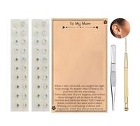 Unique Gifts for Mom, Ear Seeds Acupuncture Kit, Acupressure with Ears Seed for Balance & Wellness, Gifts for Women and Mom Who Have Everything (Style1 40pcs)
