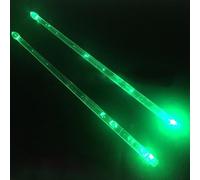 Unique Glow in The Dark Drumsticks, Suitable for Drummers, Stage Performances (green)