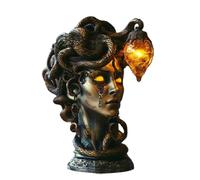 Unique Goddess Table Lamp for Bedroom | LED Table Lamp,Resin Gothic Goddess Figurines Lighting Decoration for Home Office Halloween Desktop Decor