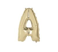Unique Gold Letter A Shaped Foil Balloon 14"