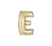 Unique Party 77945 - Foil Letter Balloon - 35 cm - Letter E Balloon - Gold