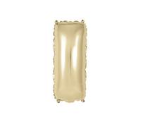 Unique Gold Letter I Shaped Foil Balloon 14"