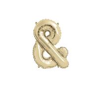 Unique Gold Letter & Shaped Foil Balloon 14"