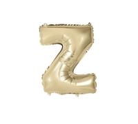 Unique Gold Letter Z Shaped Foil Balloon 14"