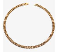 Unique Gold Tone Matte Curb Chain LAK-202/50CM