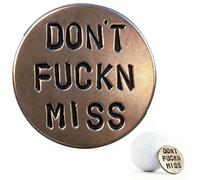 Unique Golf Ball Marker - Fun Phrase & Humorous Saying, Durable & Easy to Use, Ideal Gift for Golfers, Conversation Starter for Course, High-Quality Design