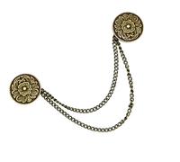 Unique Gothic Chain Brooch with Intricate Design Ideal for Shawl and Formal Attire Versatile Clothing Accessories European and Retro Jewelry