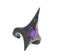 Unique Gothic Punk Spikes Rings with Adjustable Opening for Unique Fit and Dark Styles Expression Crafted From Premium Alloy Metal Punk Rings