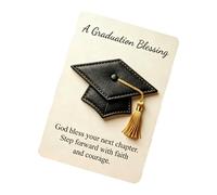 Unique Graduation Themed Blessing Keepsakes Card Pocket Hug for Occasions Portable Pocket Greeting Card