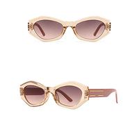 Unique Green Sunglasses For Women Fashion Luxury Bold Butterfly Shaped Sun Glasses Jelly Color Shades For Women (Clear Tea,One Size)
